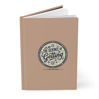 Wealth Attraction Hardcover Journal — Matte Money Manifestation Notebook