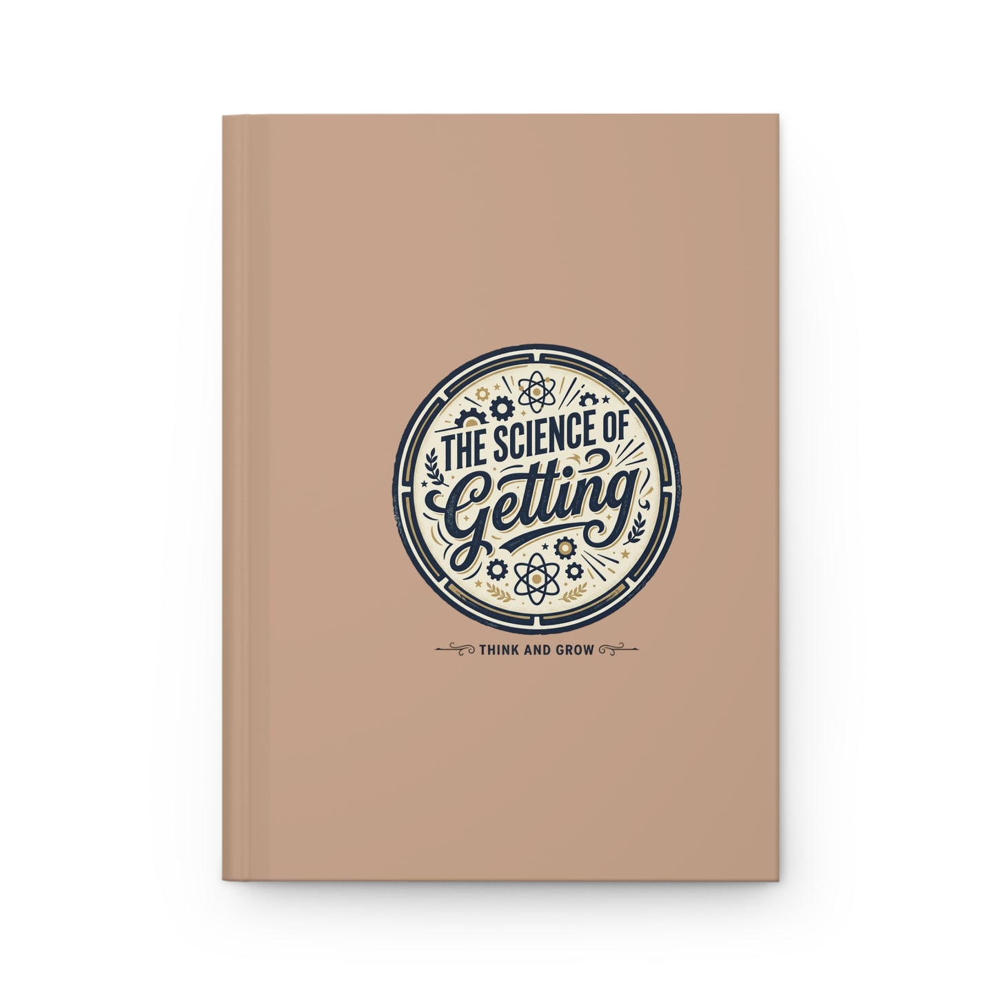 wealth attraction hardcover journal — matte money manifestation notebook