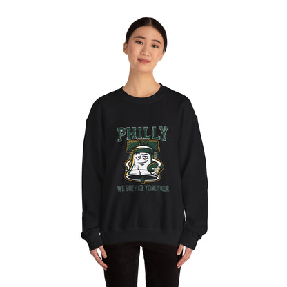 Philly We Suffer Together Sweatshirt | city basketball, hometown pride