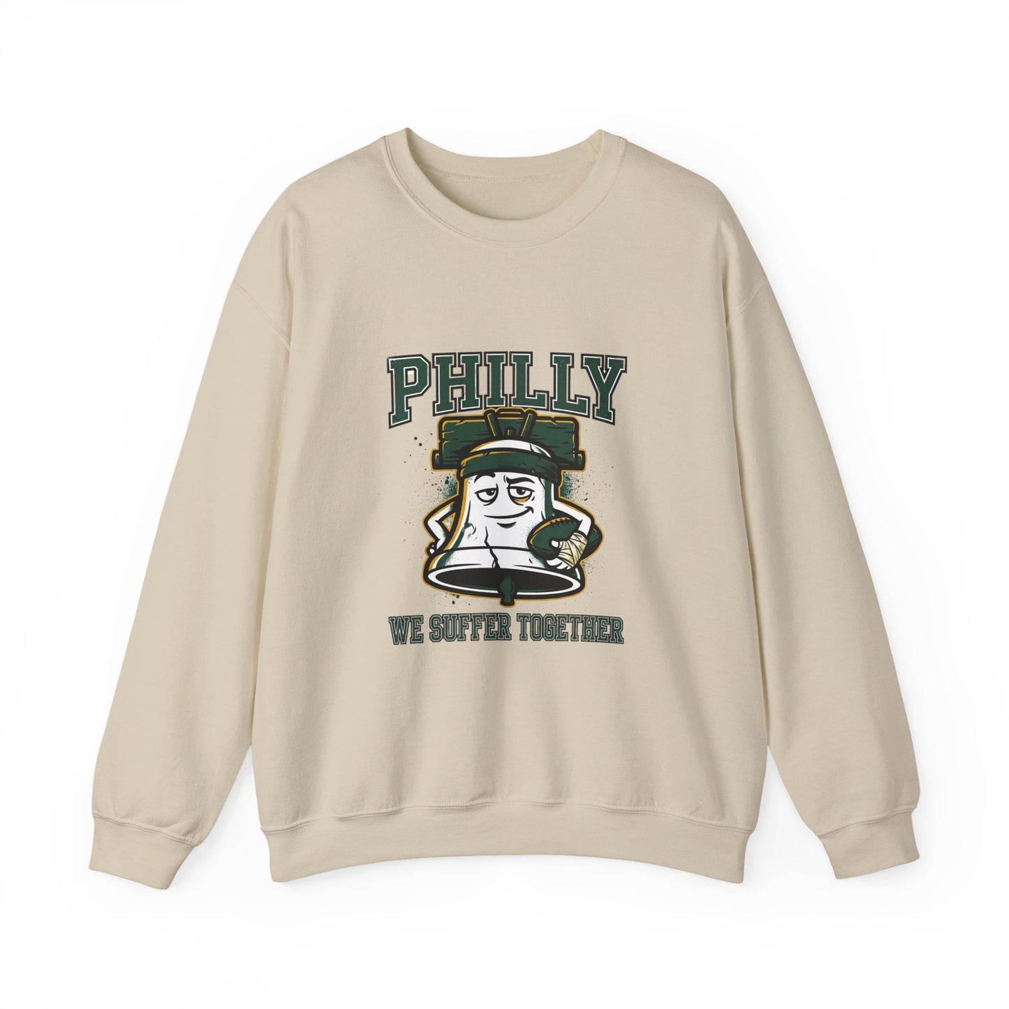 philly we suffer together sweatshirt | city basketball, hometown pride