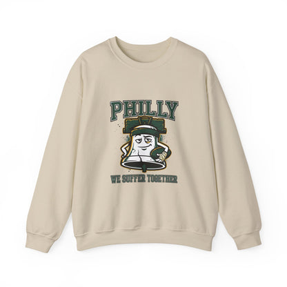 Philly We Suffer Together Sweatshirt | city basketball, hometown pride