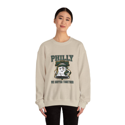 Philly We Suffer Together Sweatshirt | city basketball, hometown pride